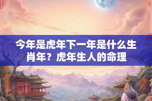 今年是虎年下一年是什么生肖年？虎年生人的命理