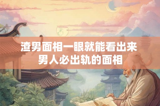 渣男面相一眼就能看出来 男人必出轨的面相
