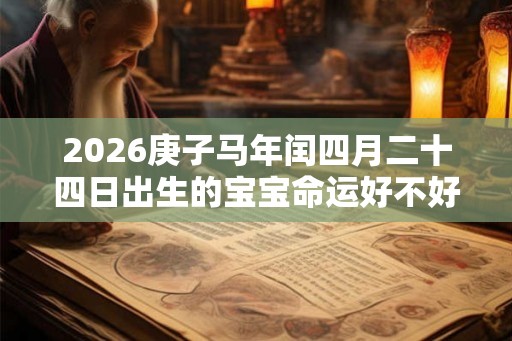 2026庚子马年闰四月二十四日出生的宝宝命运好不好？
