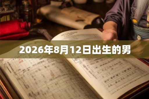 2026年8月12日出生的男