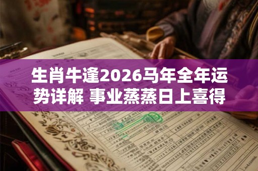 生肖牛逢2026马年全年运势详解 事业蒸蒸日上喜得良缘