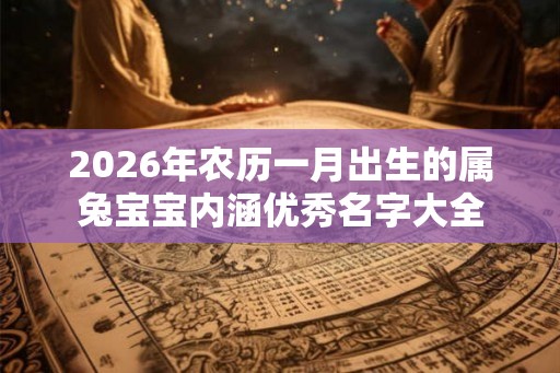 2026年农历一月出生的属兔宝宝内涵优秀名字大全