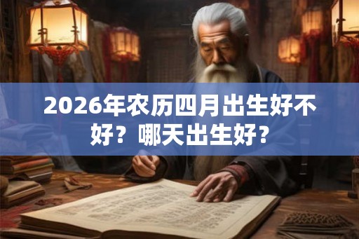 2026年农历四月出生好不好？哪天出生好？