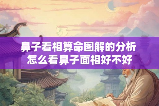 鼻子看相算命图解的分析 怎么看鼻子面相好不好