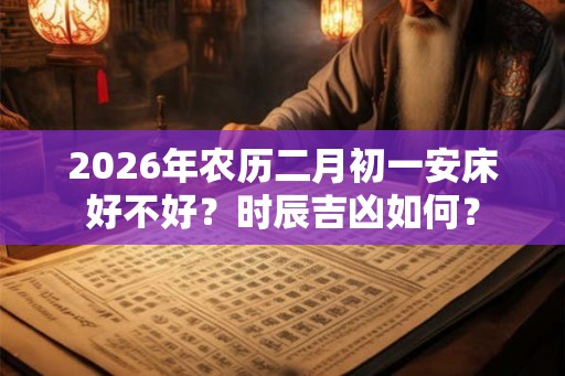 2026年农历二月初一安床好不好?时辰吉凶如何? 2026年农历二月初一安床好不好?时辰吉凶如何?