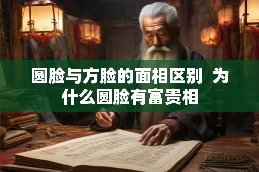 圆脸与方脸的面相区别  为什么圆脸有富贵相