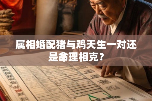 属相婚配猪与鸡天生一对还是命理相克？