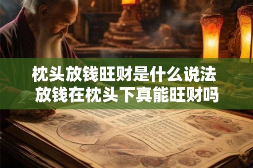 枕头放钱旺财是什么说法 放钱在枕头下真能旺财吗