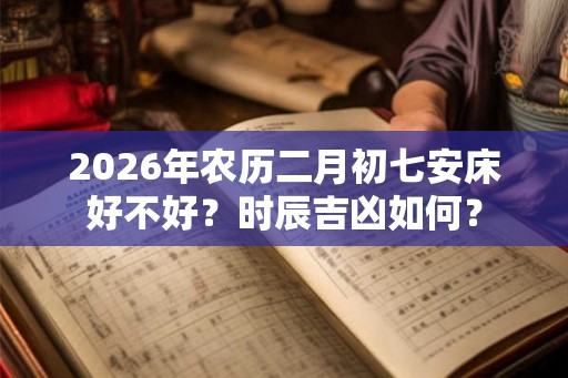 2026年农历二月初七安床好不好？时辰吉凶如何？