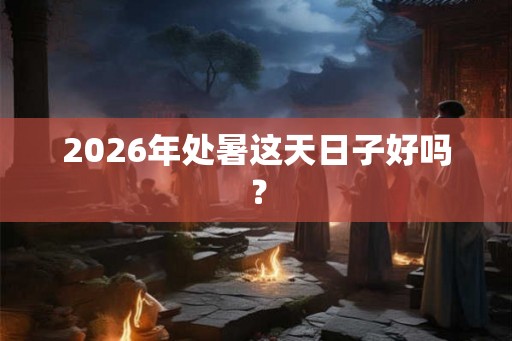 2026年处暑这天日子好吗？