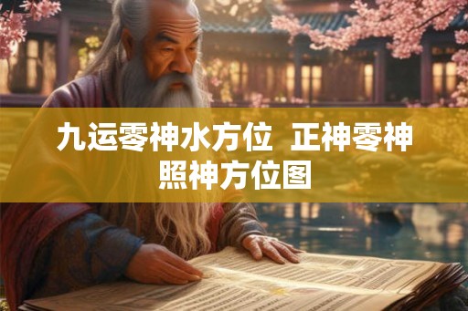 九运零神水方位  正神零神照神方位图