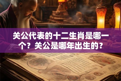 关公代表的十二生肖是哪一个？关公是哪年出生的？