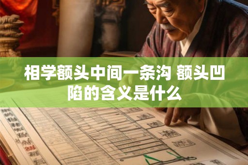 相学额头中间一条沟 额头凹陷的含义是什么
