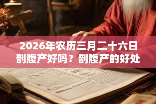 2026年农历三月二十六日剖腹产好吗?剖腹产的好处是什么? 2026年农历三月二十六日剖腹产好吗?剖腹产的好处是什么?
