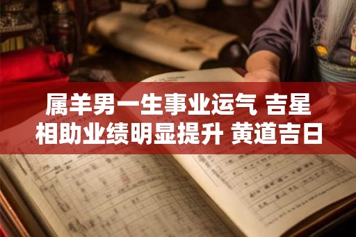 属羊男一生事业运气 吉星相助业绩明显提升 黄道吉日