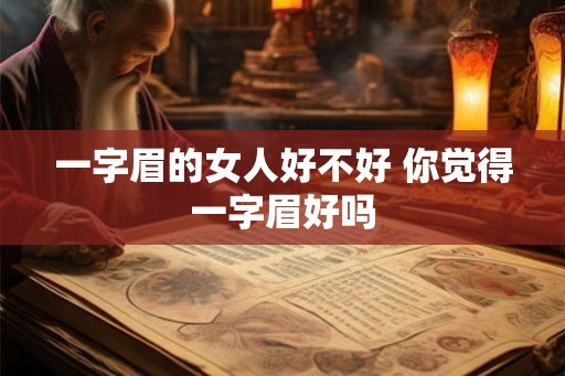 一字眉的女人好不好 你觉得一字眉好吗 一字眉的女人好不好 你觉得一字眉好吗