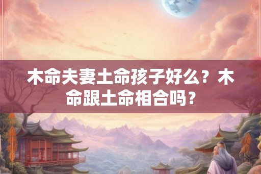 木命夫妻土命孩子好么？木命跟土命相合吗？