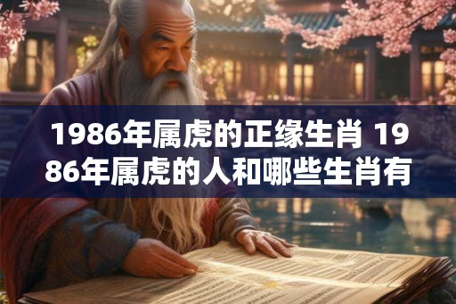 1986年属虎的正缘生肖 1986年属虎的人和哪些生肖有正缘