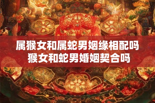属猴女和属蛇男姻缘相配吗 猴女和蛇男婚姻契合吗 属猴女和属蛇男姻缘相配吗 猴女和蛇男婚姻契合吗