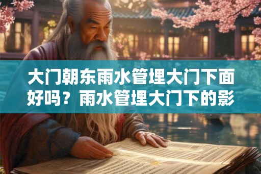 大门朝东雨水管埋大门下面好吗？雨水管埋大门下的影响解析