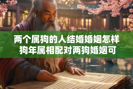 两个属狗的人结婚婚姻怎样 狗年属相配对两狗婚姻可行吗