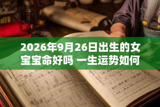 2026年9月26日出生的女宝宝命好吗 一生运势如何 2026年9月26日出生的女宝宝命好吗 一生运势如何