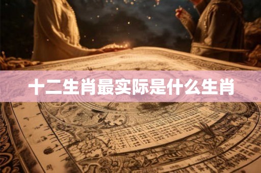 十二生肖最实际是什么生肖
