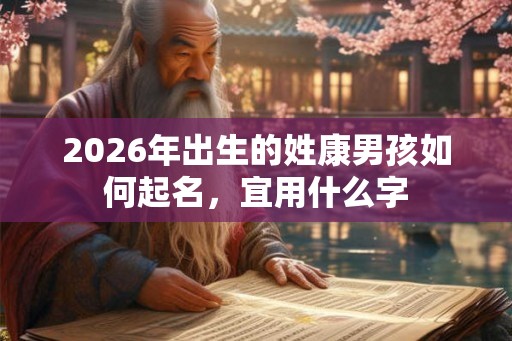 2026年出生的姓康男孩如何起名，宜用什么字