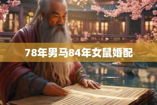 78年男马84年女鼠婚配
