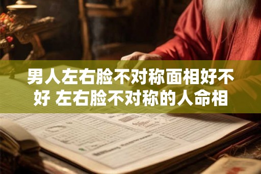 男人左右脸不对称面相好不好 左右脸不对称的人命相 男人左右脸不对称面相好不好 左右脸不对称的人命相