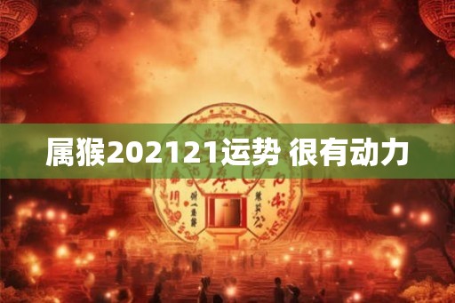 属猴202121运势 很有动力