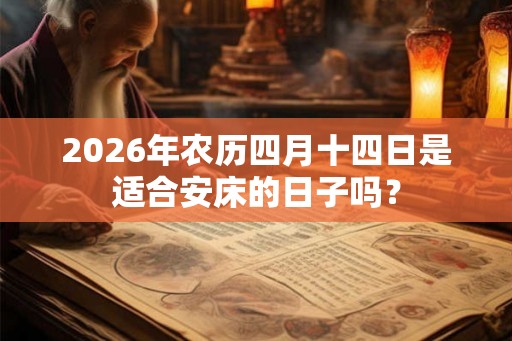 2026年农历四月十四日是适合安床的日子吗？