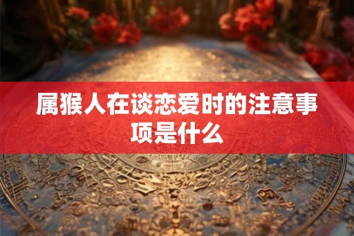 属猴人在谈恋爱时的注意事项是什么