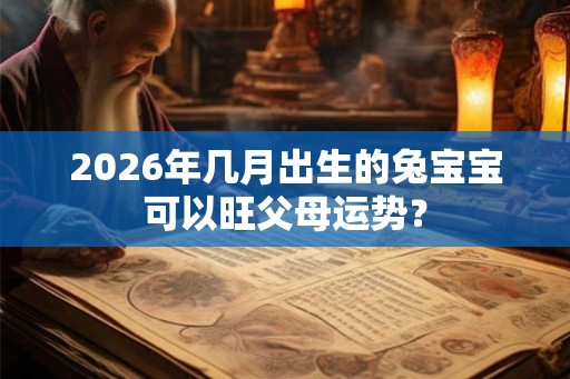 2026年几月出生的兔宝宝可以旺父母运势? 2026年几月出生的兔宝宝可以旺父母运势?