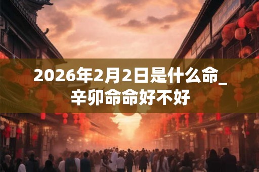 2026年2月2日是什么命_辛卯命命好不好 2026年2月2日是什么命_辛卯命命好不好
