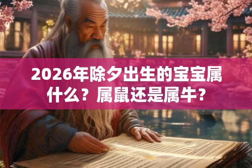 2026年除夕出生的宝宝属什么？属鼠还是属牛？