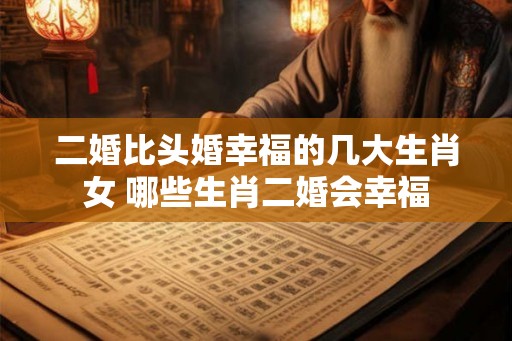 二婚比头婚幸福的几大生肖女 哪些生肖二婚会幸福