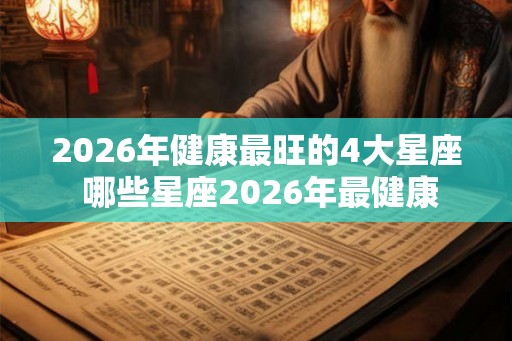 2026年健康最旺的4大星座 哪些星座2026年最健康 2026年健康最旺的4大星座 哪些星座2026年最健康