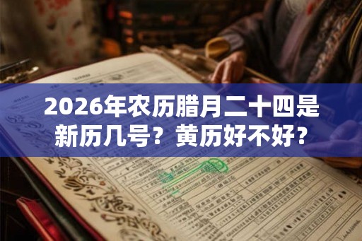 2026年农历腊月二十四是新历几号？黄历好不好？
