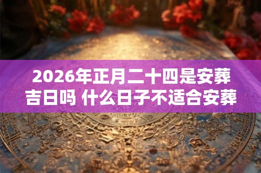 2026年正月二十四是安葬吉日吗 什么日子不适合安葬