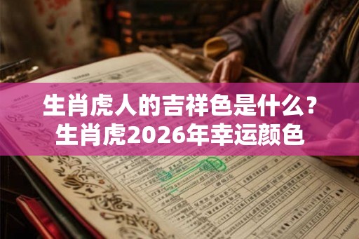 生肖虎人的吉祥色是什么？生肖虎2026年幸运颜色