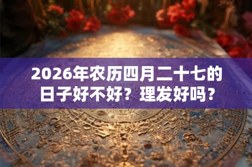 2026年农历四月二十七的日子好不好？理发好吗？