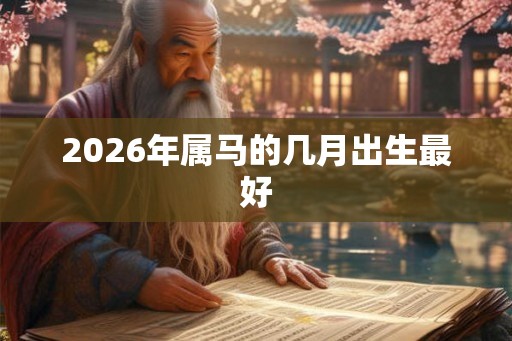 2026年属马的几月出生最好 2026年属马的几月出生最好
