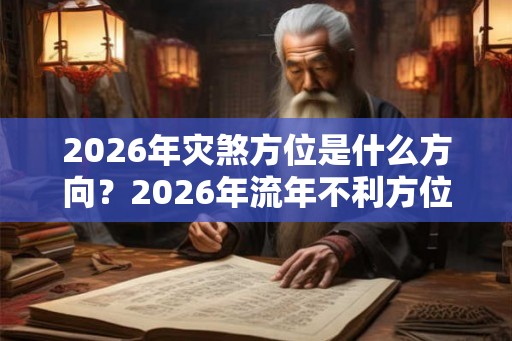 2026年灾煞方位是什么方向？2026年流年不利方位解析