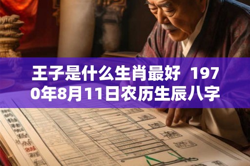 王子是什么生肖最好 1970年8月11日农历生辰八字 王子是什么生肖最好 1970年8月11日农历生辰八字