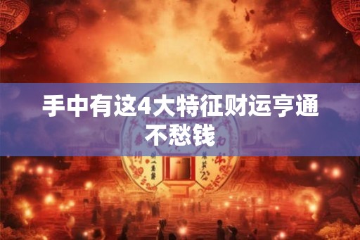 手中有这4大特征财运亨通不愁钱