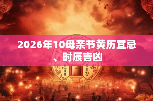 2026年10母亲节黄历宜忌、时辰吉凶