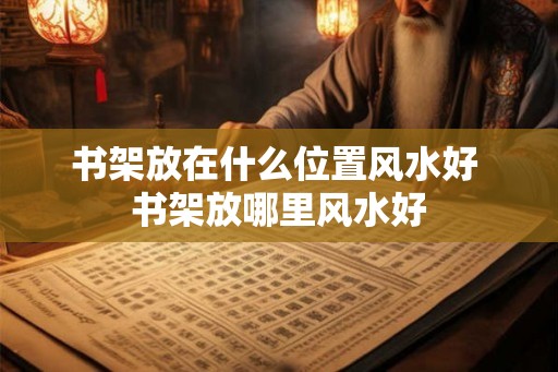 书架放在什么位置风水好 书架放哪里风水好
