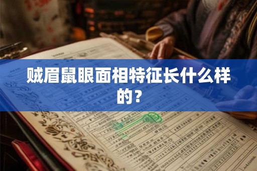 贼眉鼠眼面相特征长什么样的? 贼眉鼠眼面相特征长什么样的?