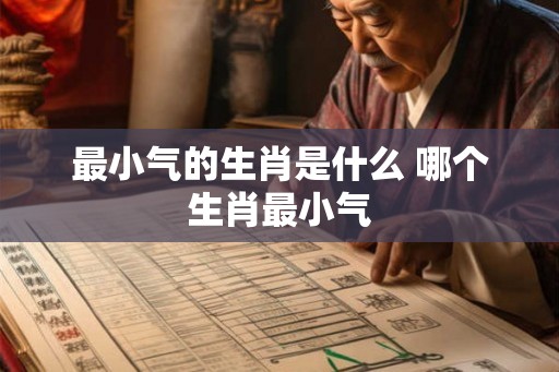 最小气的生肖是什么 哪个生肖最小气